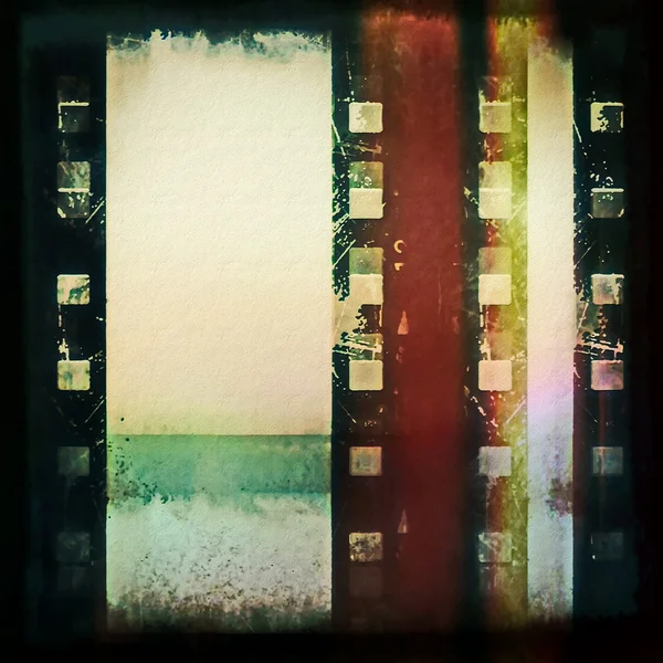 グランジのフィルム ストリップの背景 — ストック写真