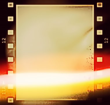 renkli film şeridi arka plan ve doku