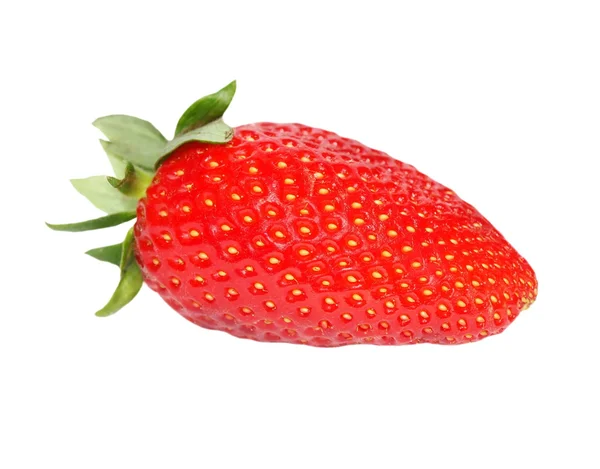 Fresh strawberry isolated on white, with clipping path — Stock Photo, Image