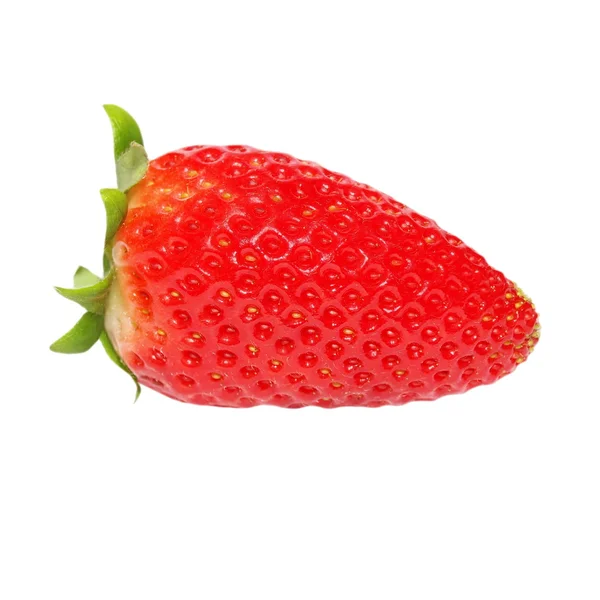 Fresh strawberry isolated on white, with clipping path — Stock Photo, Image