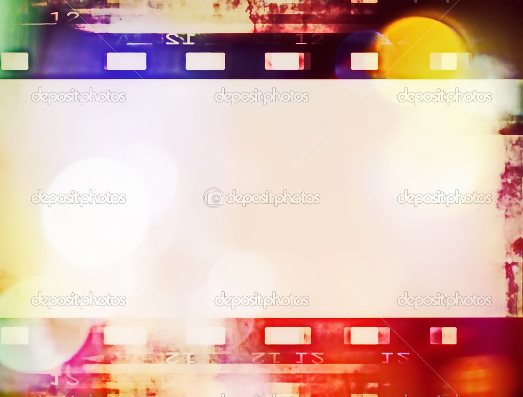 Film strip background and texture