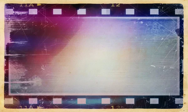Grunge pellicola striscia cornice sfondo — Foto Stock