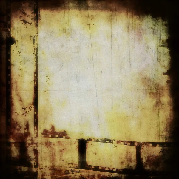 Old grunge film strip frame background — Stock Photo, Image