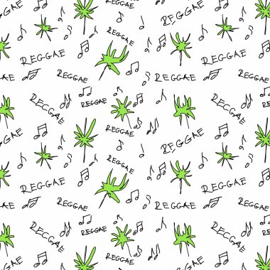 reggae zene minta és a textúra