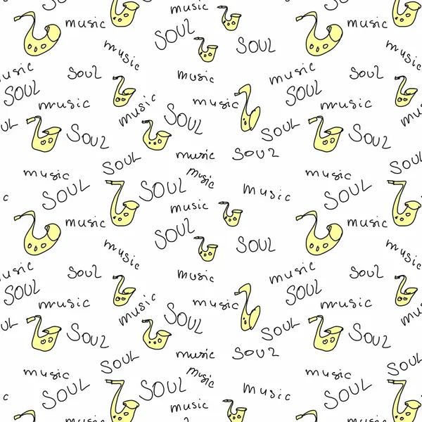 Soul music pattern and texture — Stock Photo, Image