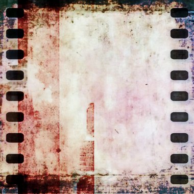 eski grunge film şeridi çerçeve arka plan