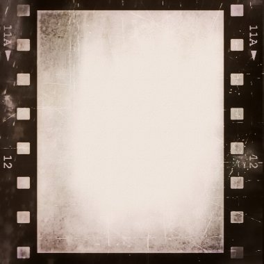 eski grunge film şeridi çerçeve arka plan