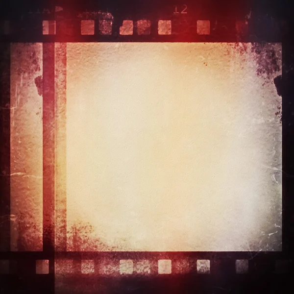 Oude grunge film strip frame achtergrond — Stockfoto