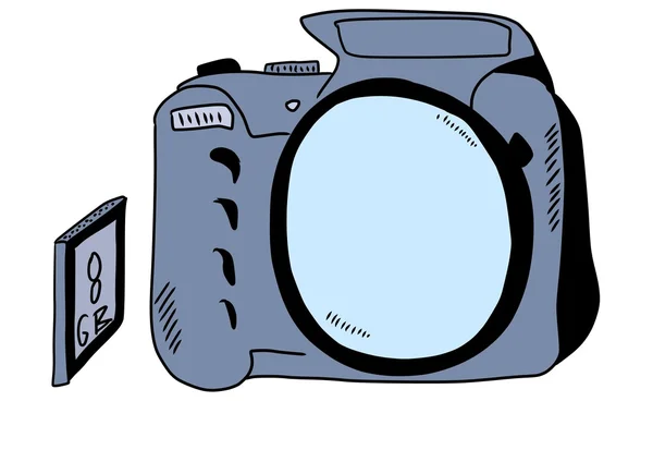 Doodle photo camera — Stock Photo, Image