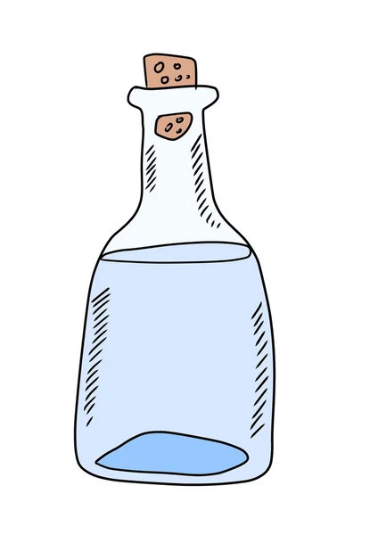 Doodle-Flasche — Stockfoto