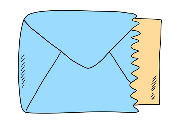 Envelope Doodle — Fotografia de Stock