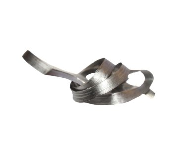 beyaz izole makro eski metal tıraş