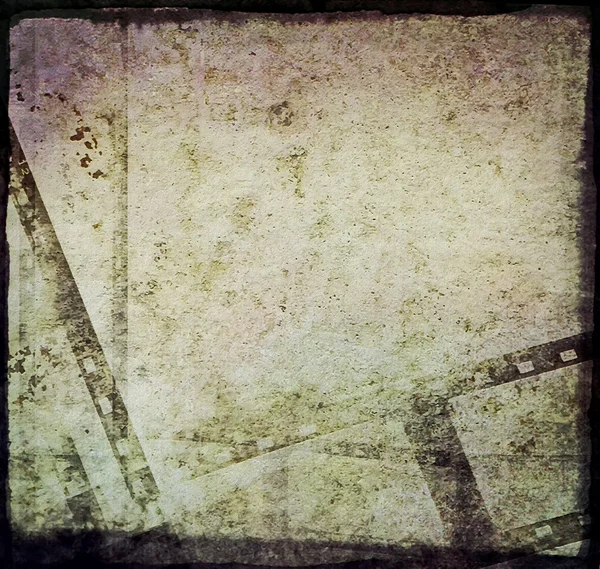 Old grunge film strip frame scrapbook background — Stock Photo, Image