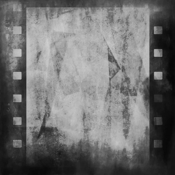 Old grunge film strip frame background — Stock Photo, Image