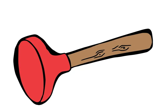 Doodle rubber plunger — Stock Photo, Image