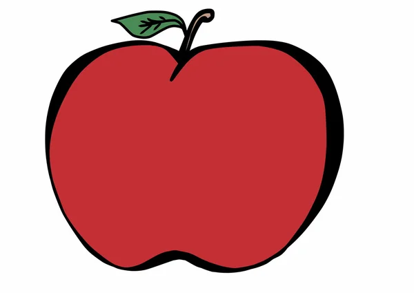 Doodle apple — Stock Photo, Image