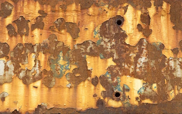 peeling verf en roestig metaal