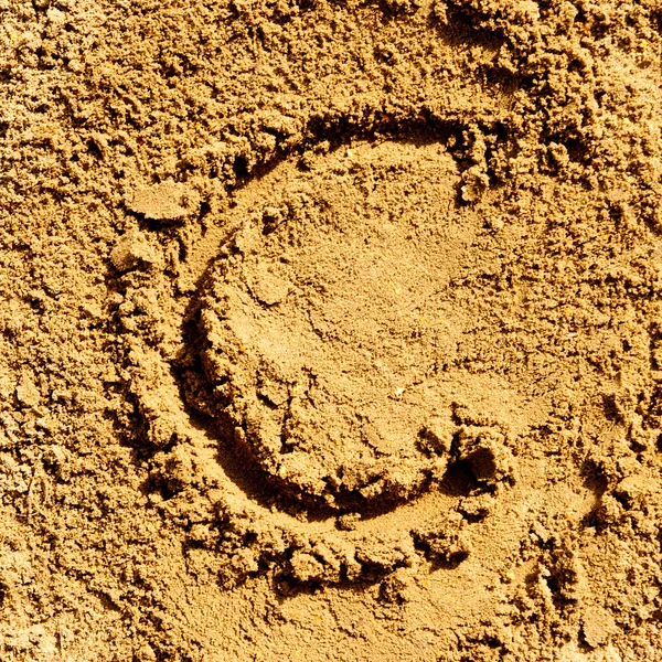 Alfabeto de arena —  Fotos de Stock