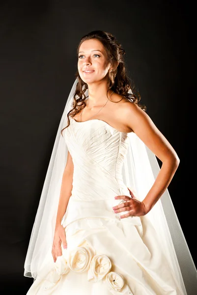 Smiling bride — Stock Photo, Image