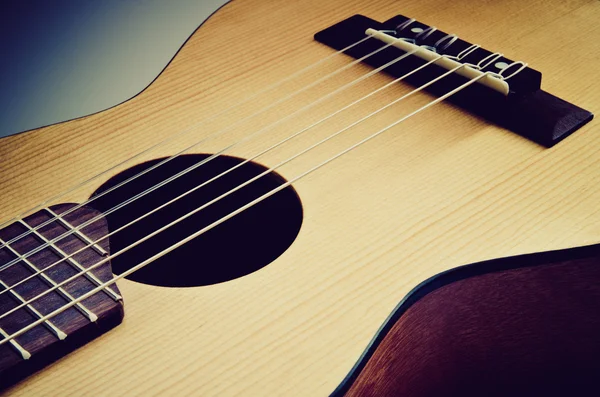 Guitarra acústica — Fotografia de Stock