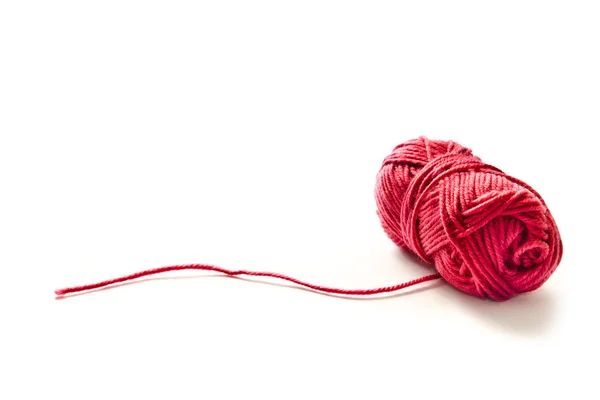 Red yarn — Stock Photo, Image