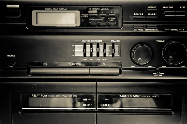 Tape recorder — Stock Photo, Image