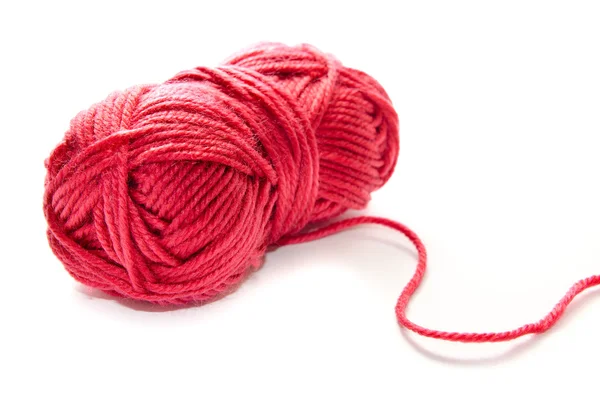 Red yarn — Stock Photo, Image