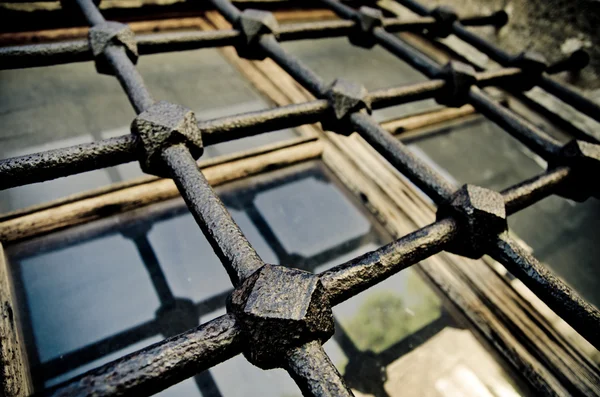 Fensterstangen — Stockfoto