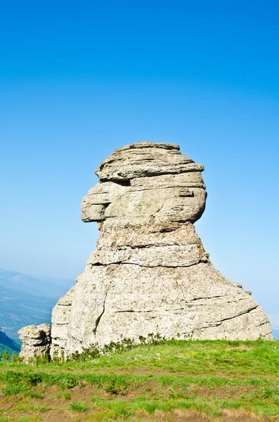 Face in mountain — Stock Photo, Image
