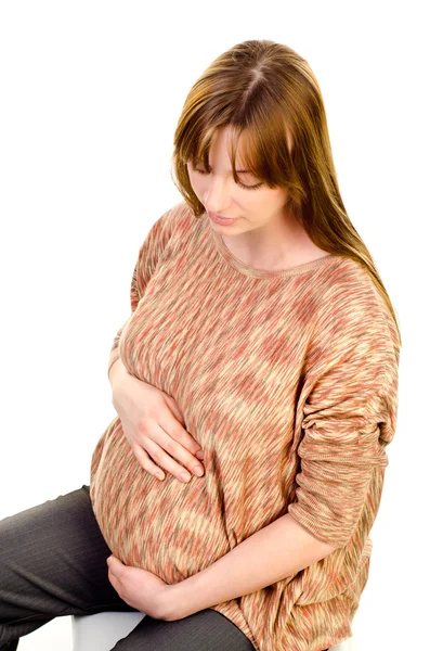 Mujer embarazada. — Foto de Stock