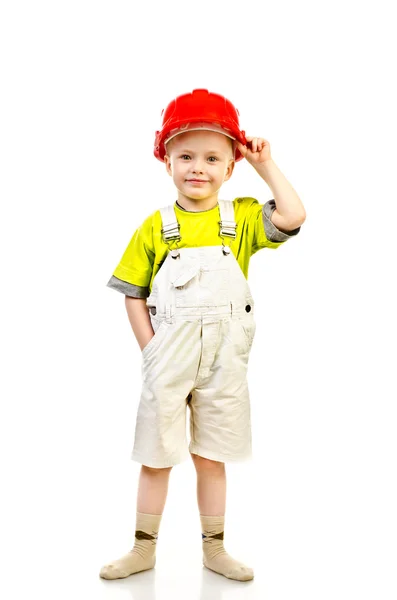 Child in helmet — Stock Photo, Image