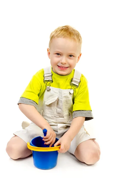 Spielender Junge — Stockfoto