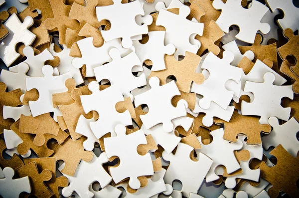 Puzzle-darabokat — Stock Fotó