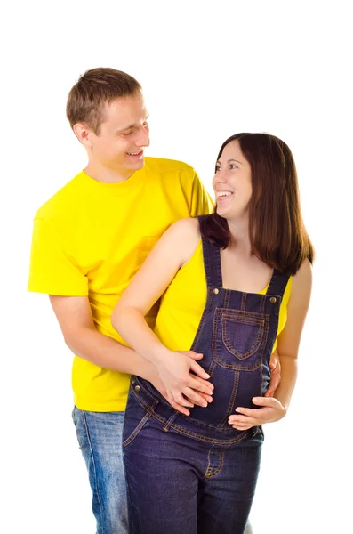 Glückliche Familie — Stockfoto