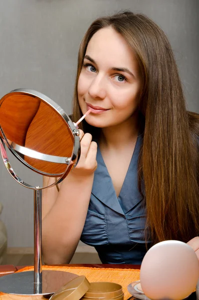 Makeup kvinna — Stockfoto