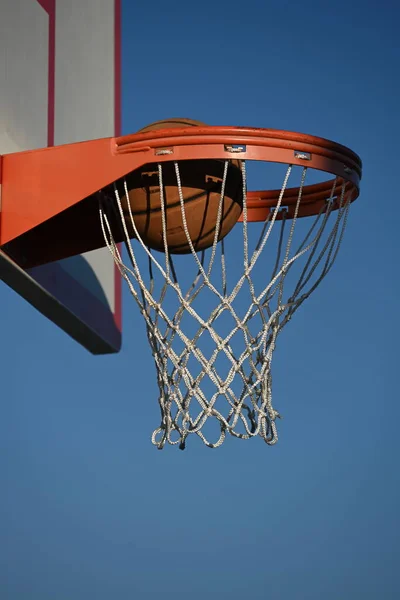 Outdoor Basketball Hoops Playground — Stock Photo, Image