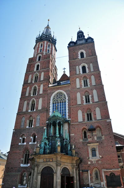 Igreja de Santa Maria em Cracóvia — Fotografia de Stock