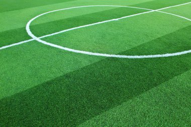 Artificial grass soccer field clipart