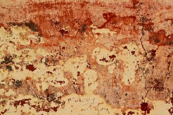 Red paint texture on wall grunge — Stock Photo, Image