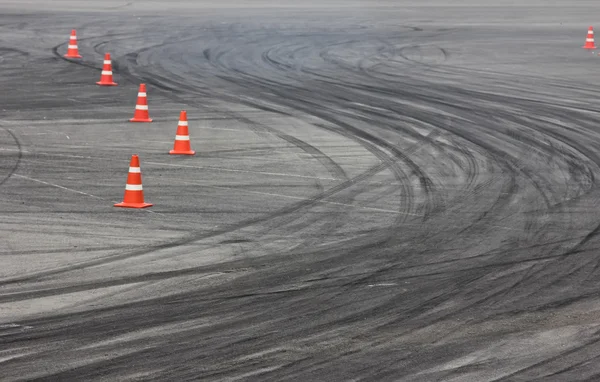 Cone de tráfego — Fotografia de Stock