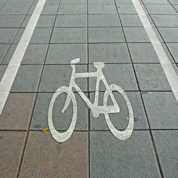 Carril bici — Foto de Stock