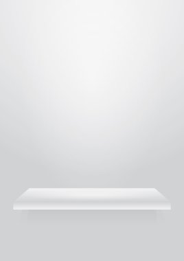 Sergi için boş raf