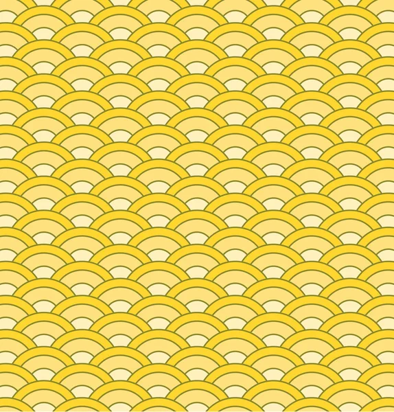 Japanese waves seamless pattern — Stock Vector