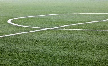 Artificial grass soccer field clipart