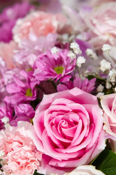 Rose flowers mixed bouquet — Stock Photo, Image