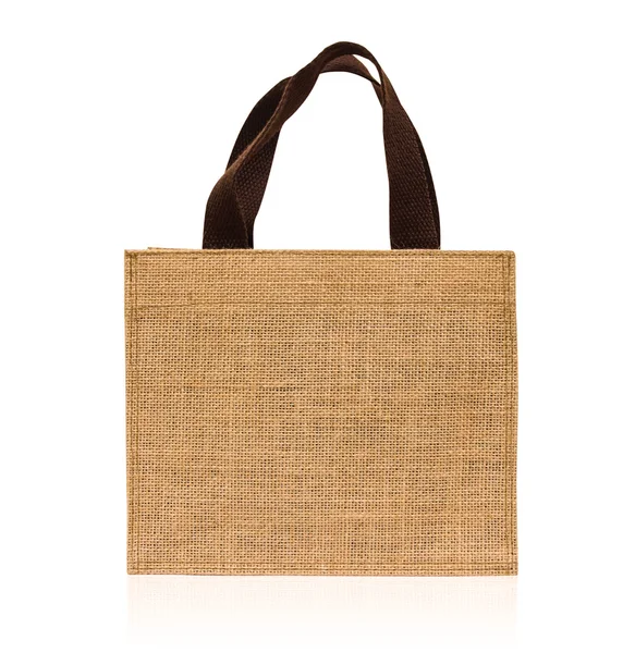 Shopping bag made out of sack — Stockfoto