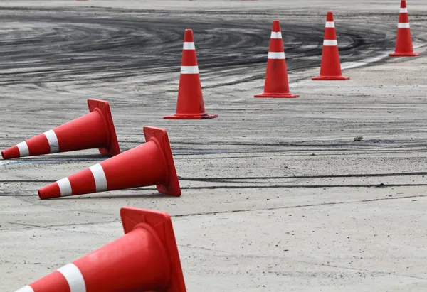 Cone de tráfego — Fotografia de Stock