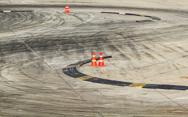 Tire marks — Stock Photo, Image