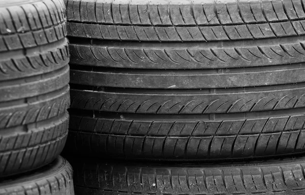 Old rubber tires — Stock Photo, Image