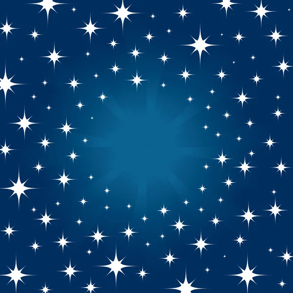 Hermosa noche estrella cielo fondo — Vector de stock